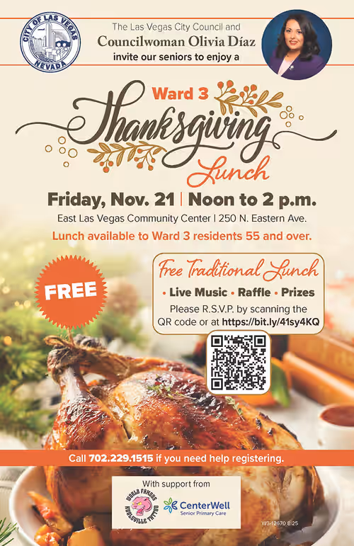 Ward 3 Seniors Thanksgiving Luncheon Event Image