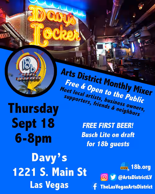 Arts District Monthly Mixer Event Image