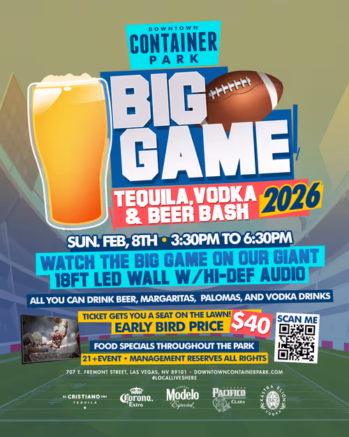 Big Game at Container Park Event Image