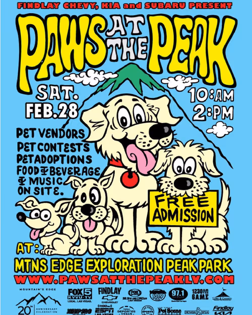 Paws at the Peak Event Image