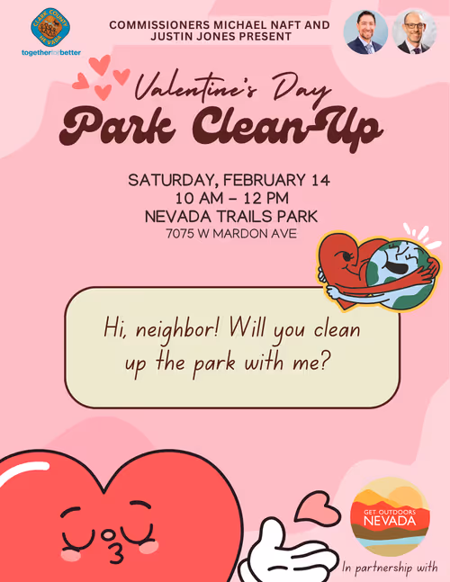 Valentine's Day Cleanup w/ Commissioners Jones & Naft Event Image
