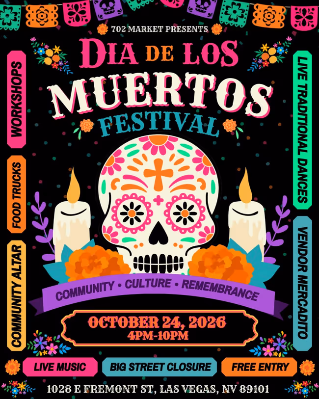 702 Market: Día de los Muertos Festival Event Image