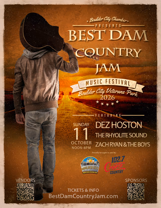 Best Dam Country Jam Music Festival at Boulder City Event Image