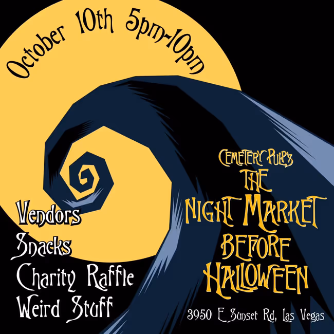 Cemetery Pulp's The Night Market Before Halloween Event Image