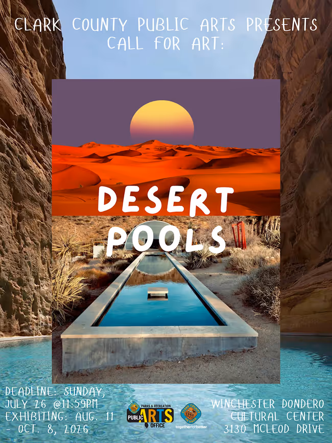 DESERT POOLS Exhibition Reception Event Image