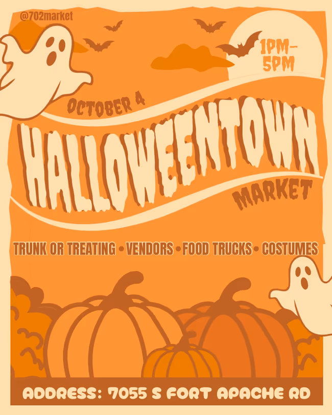 Halloween Town Market Event Image