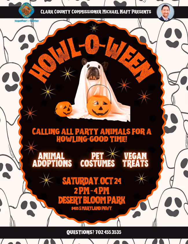 Howl-o-ween 2026 at Desert Bloom Park Las Vegas Event Image
