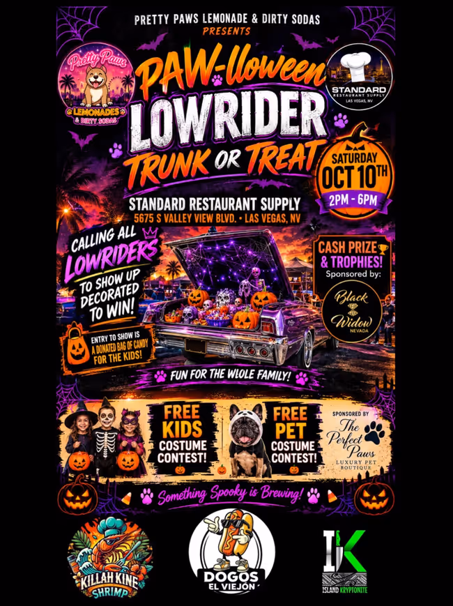 PAW-LLoween Lowrider Trunk or Treat Event Image