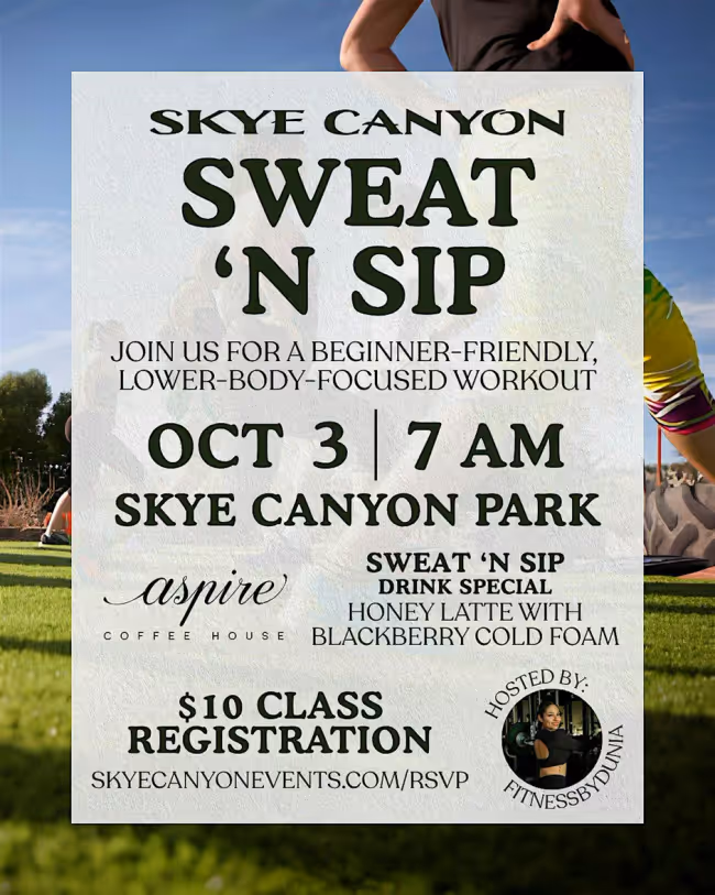 Sweat N’ Sip Event Image