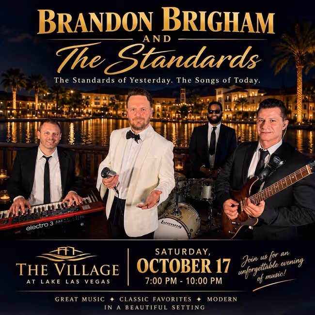 The Village at Lake Las Vegas October Concert Series: Brandon Brigham and the Standards Event Image