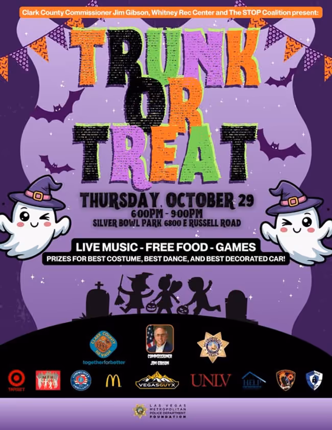 Trunk or Treat at Silver Bowl Park Event Image