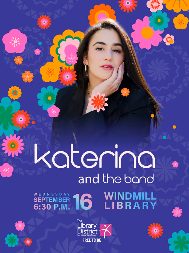 Katerina and The Band: Latin and Jazz Fusion Concert at Windmill Library Event Image