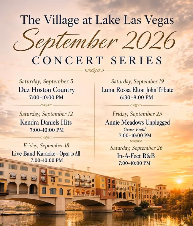 The Village at Lake Las Vegas Concert Series: Kendra Daniels Hits Event Image